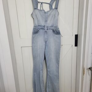 We The Free One Piece 2nd Ave Jumpsuit Overalls Women's 6 Crvy Free People